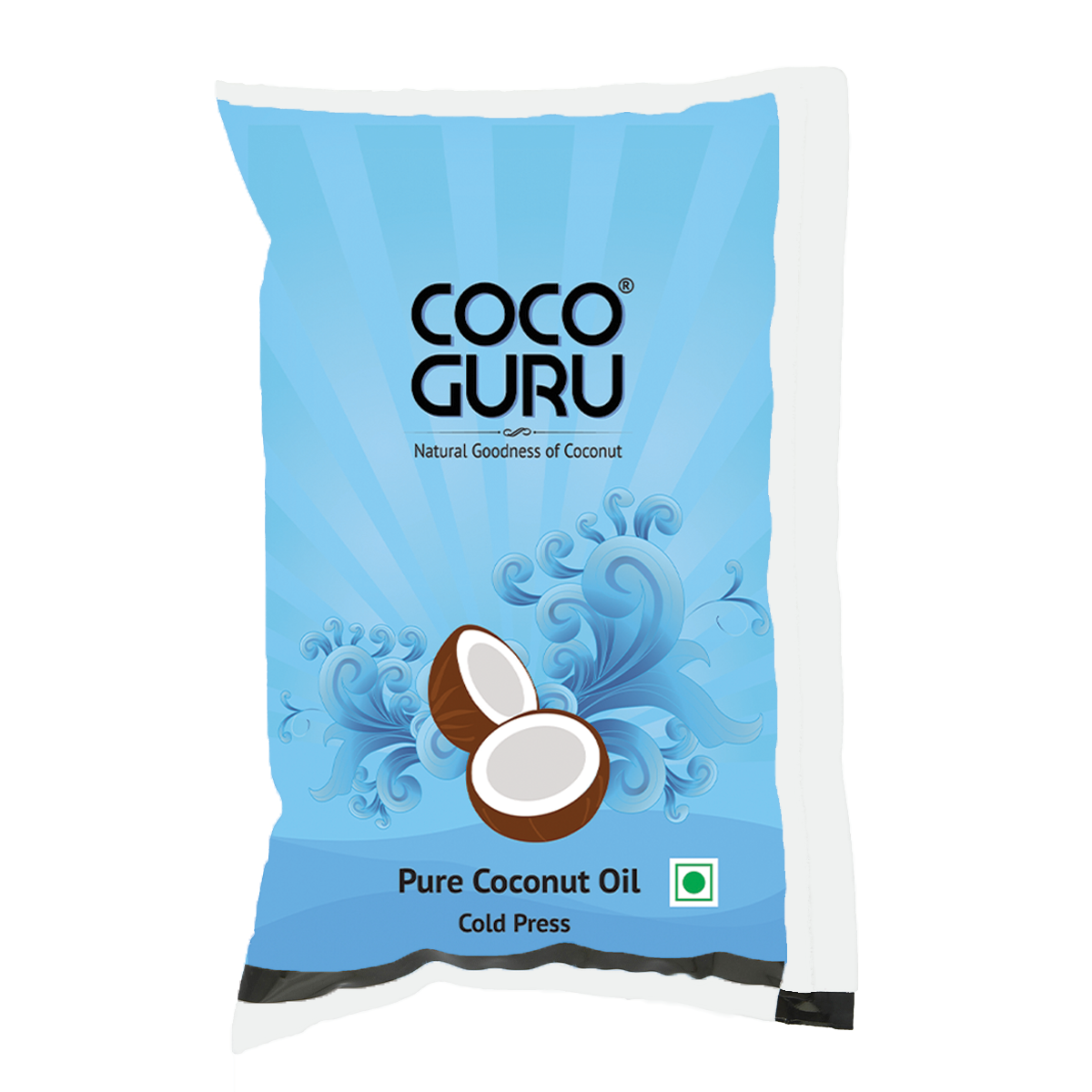 Cold Pressed Coconut Oil in Pouch 1 Litre